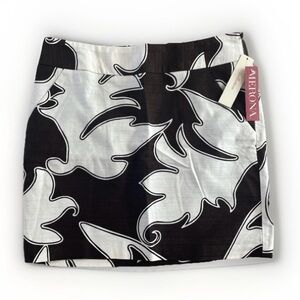 Merona Brown And White Women's Skirt Size 10 New With Tags